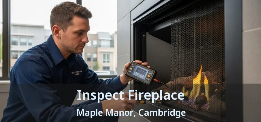 Inspect Fireplace Maple Manor, Cambridge - ON Inspect Fireplace Maple Manor, Cambridge - ON